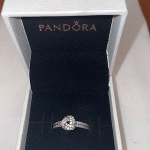 Sparkling Love Knot Ring by Pandora